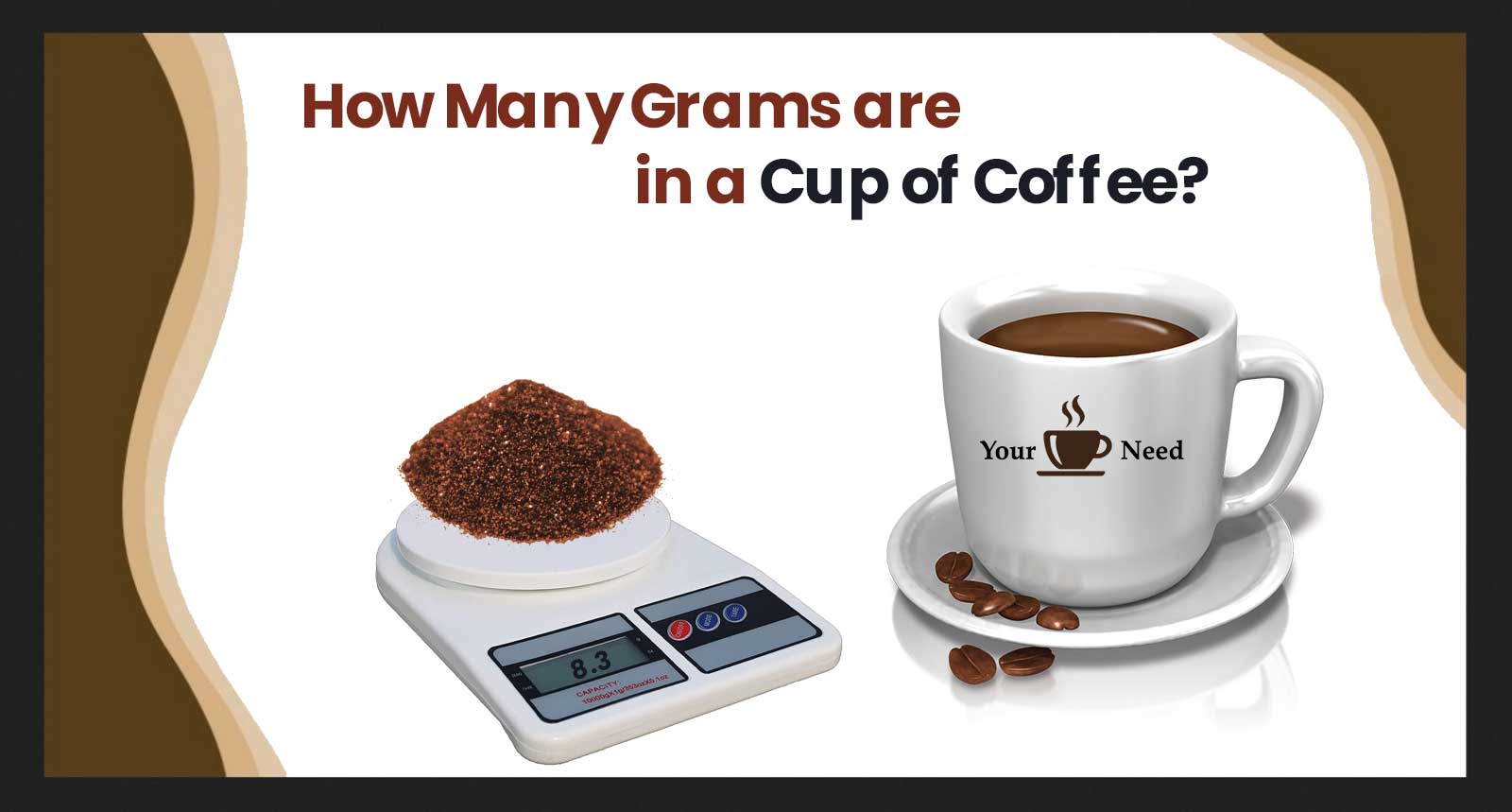 how many grams are in a cup of coffee