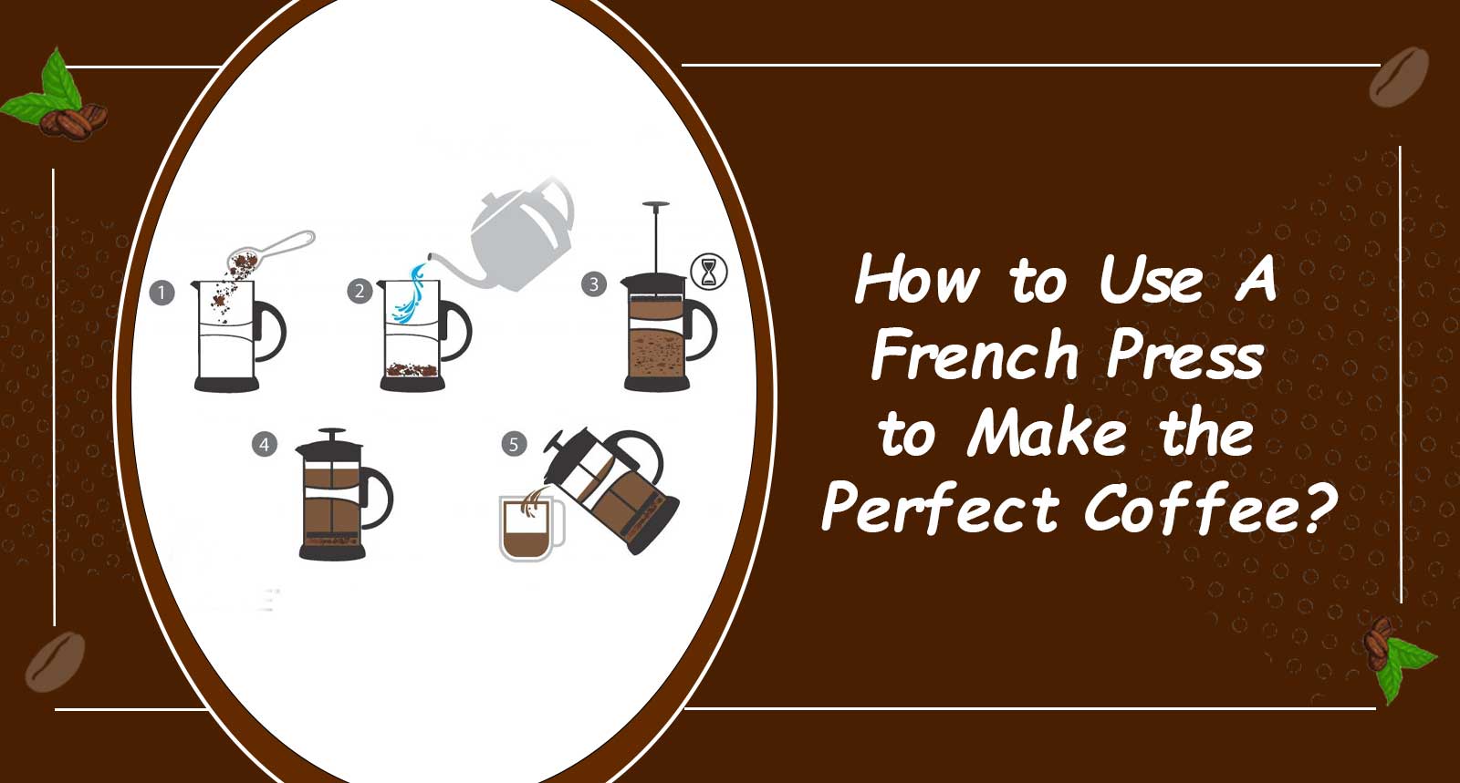 How to Use A French Press to Make the Perfect Coffee?